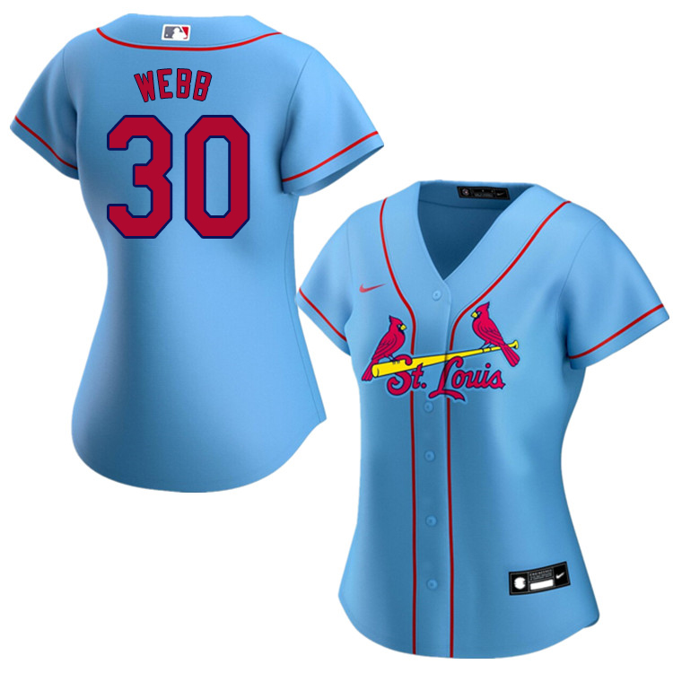 Nike Women #30 Tyler Webb St.Louis Cardinals Baseball Jerseys Sale-Blue